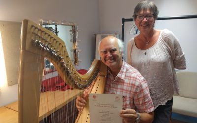 Success for Wyn ap Gwilym with his Grade 3 Harp
