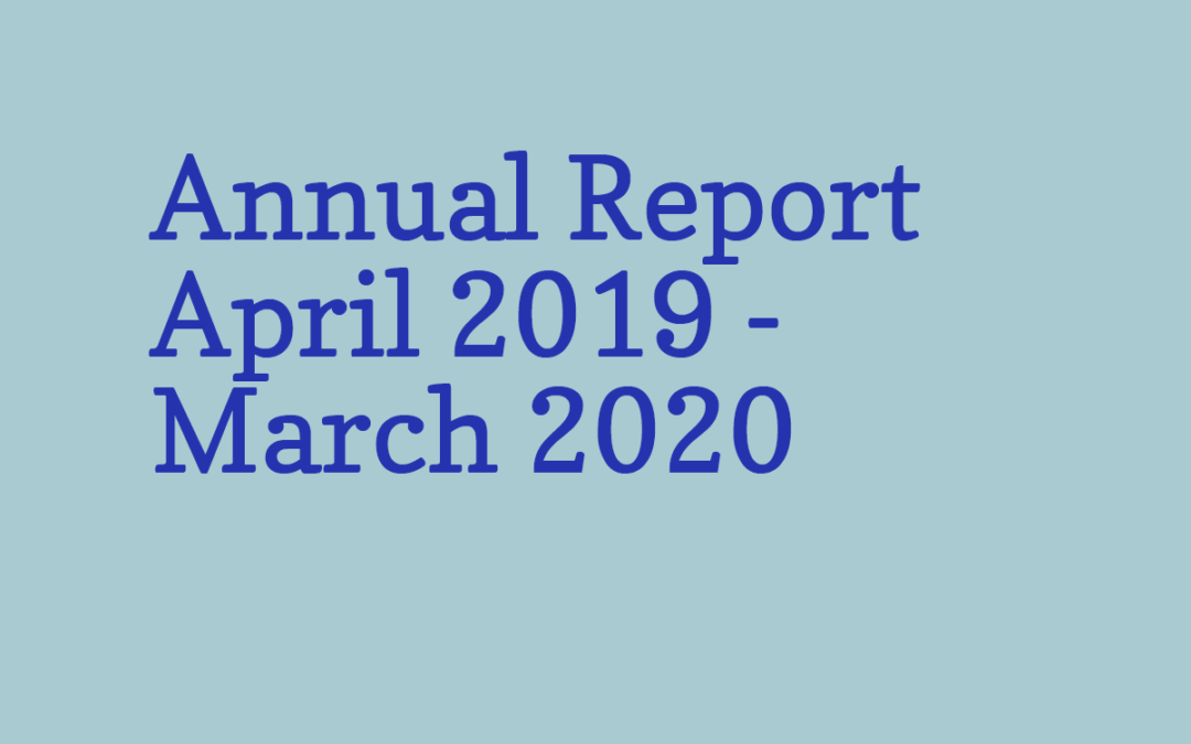 Annual Report April 2019 – March 2020